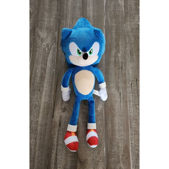 Sonic The Hedgehog 2 Movie Plush Toy 14" Blue Stuffed Animal By Toy Factory - Picture 1 of 7